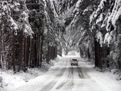 Driving in snow