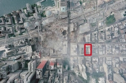 Map of Ground Zero area with Mosque location highlighted.